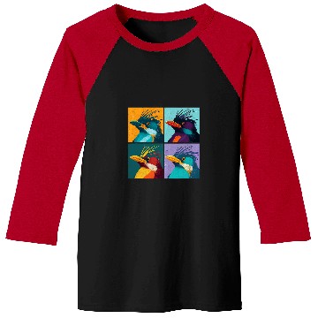 Discover Penguin Pet Macaroni Penguin Pop Art Design Illustration Colorful Animal 01 Baseball Tees