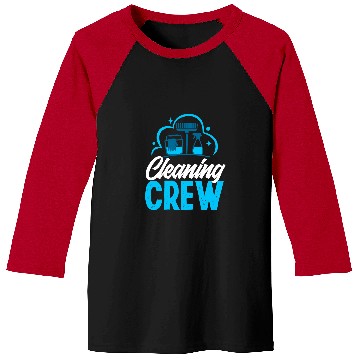 Discover Cleaning Crew School Custodian Janitor Cleaner Caretaker Baseball Tees