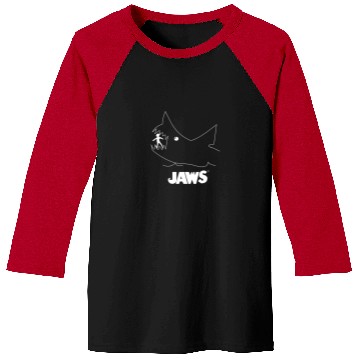 Discover Jaws Chalk Board Movie Baseball Tees