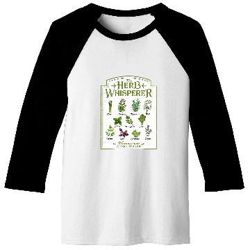 Discover Herb Plants Identification Chart Motive Baseball Tees