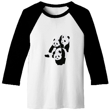 Discover Panda Pet stuffed animal costume three bears Baseball Tees