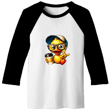 Discover Duck Pet Ducklings Bath Duck Quacking 22 Baseball Tees