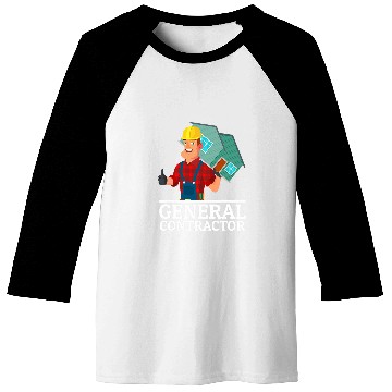 Discover Construction General Contractor Baseball Tees