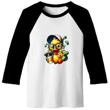 Discover Duck Pet Ducklings Bath Duck Quacking 1 Baseball Tees