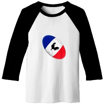 Discover France Rugby XV Jersey Baseball Tees