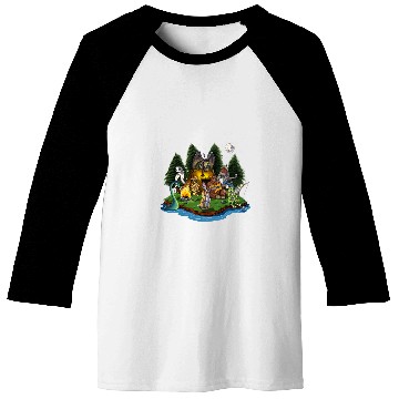 Discover Cryptozoology Cryptid Creatures bigfoots Jackalope Werewolf Baseball Tees