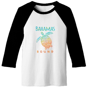 Discover Turtle Pet Bahamas Bound Sea Turtle Beach Baseball Tees