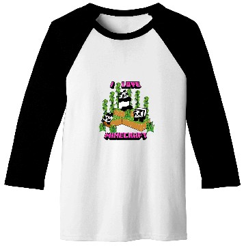 Discover Panda Pet Minecraft Panda Love Poster Baseball Tees