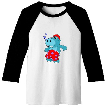 Discover Hippo Pet Swimming Swim trunks Baseball Tees