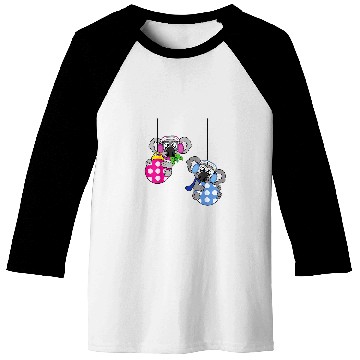 Discover Koala Pet bear Christmas Balls Winter Snow Baseball Tees