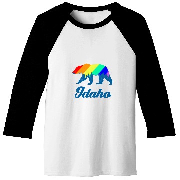 Discover Bear Pet Idaho Gay Pride American Bear Pride Month 4th of July Baseball Tees