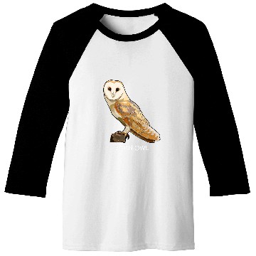 Discover Owl Pet Barn Owl Bird Lover Baseball Tees
