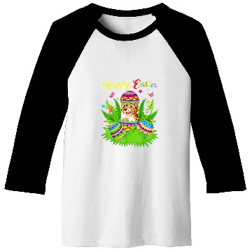 Discover jaguarss Happy Easter Day jaguarss Funny Easter Bunny Eggs Hunt Baseball Tees