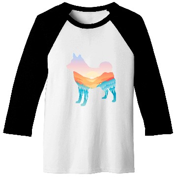 Discover Schipperke Nature Hiking Dog Sunrise Adventure Baseball Tees