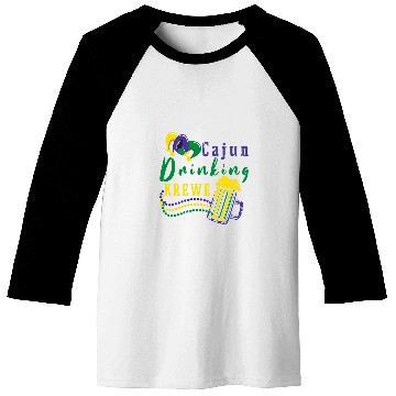 Discover Mardi Gras Cajun Drinking Krewe Beer Mug Novelty Costume Baseball Tees