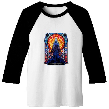 Discover Stained Glass The Empress Tarot Card Psychic Reading Baseball Tees
