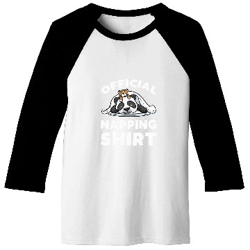 Discover Panda Pet Official Napping Panda Sleeping With Stuffed Animal Baseball Tees