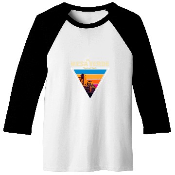 Discover Mesa Verde National Park Souvenir Archaeology Colorado Hike Baseball Tees