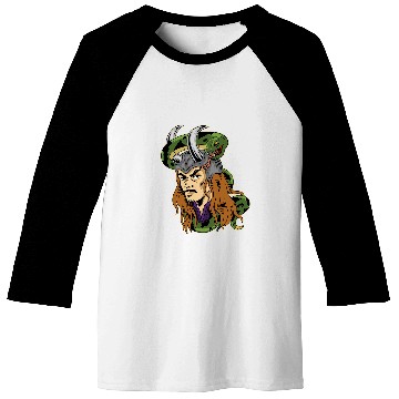 Discover Viking Nordic Snake Loki Baseball Tees