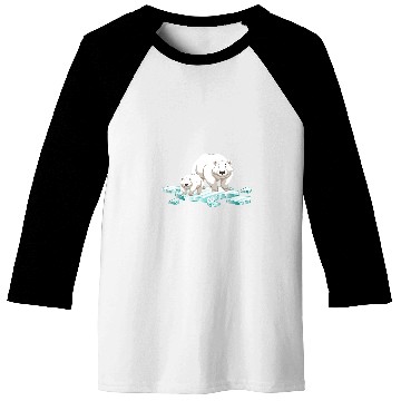 Discover Bear Pet Polar bear north pole polar bear environmental protection 2 Baseball Tees
