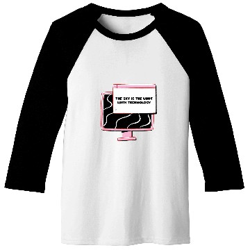 Discover The Sky Is The Limit With Technology Retro Designs Present Baseball Tees