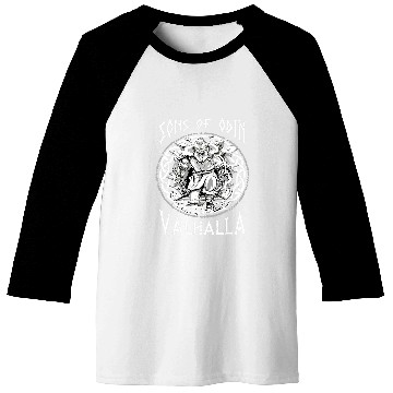 Discover Sons Of Odin Valhalla Viking Warrior Norsemen 7 Baseball Tees