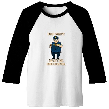 Discover Police Officer Donut Resist Thin Blue Line Under Control Baseball Tees