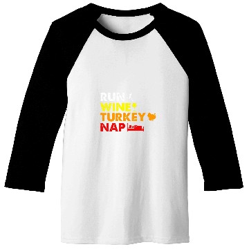 Discover Wines Fun run Wines turkey nap thanksgiving sport runner Baseball Tees