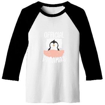 Discover Penguin Pet Official Sleep Penguin Pajama Cute long sleeping Baseball Tees