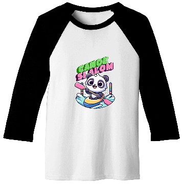 Discover Panda Pet Canoe Slalom Sports Fan Kawaii Style Baseball Tees