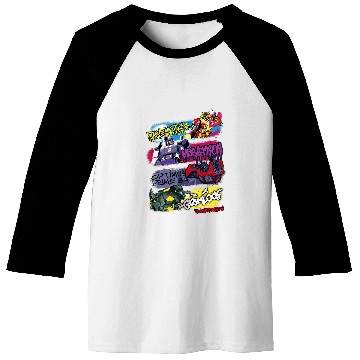 Discover Transformers Classic Characters Graffiti Panels Mashup Baseball Tees
