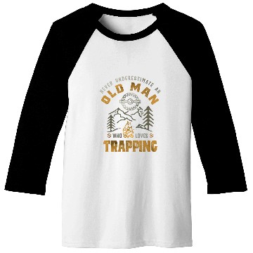 Discover Trapping Trap Hunting Trapper Baseball Tees