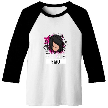 Discover Elder Emo Funny Emo Music Fan Scene Alternative 90s Kids Pun 22 Baseball Tees