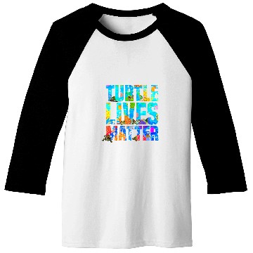 Discover Turtles Lives Matter Marine Life Baseball Tees