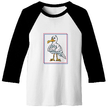 Discover Cool Seagull Retro Baseball Tees