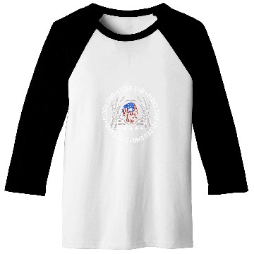 Discover Skeletons Skulls American Flag Elder Emo Skull Baseball Tees