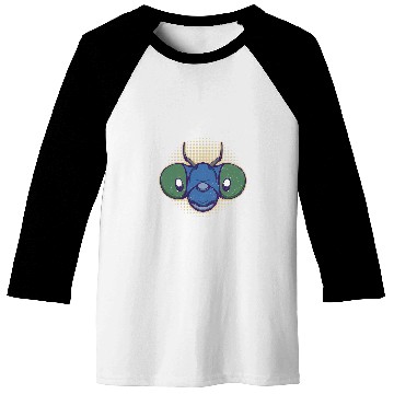 Discover Dragonfly Face 2Insect Bugs Baseball Tees