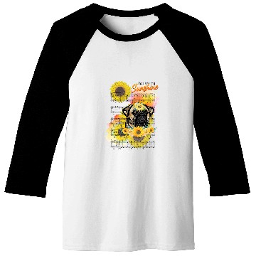 Discover Bull Mastiff You Are My Sunshine Baseball Tees