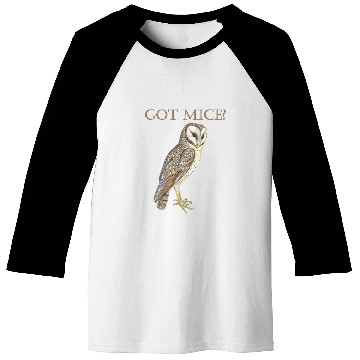 Discover Owl Pet Got Mice Eastern Barn Owl Looking For Dinner Feathered Bird Baseball Tees