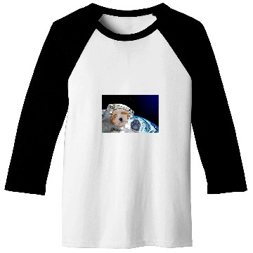 Discover Dog in Space Tibetan Terrier Baseball Tees