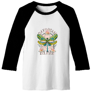Discover Daydream Believer Dragonfly Retro Boho inspirational Tees Baseball Tees