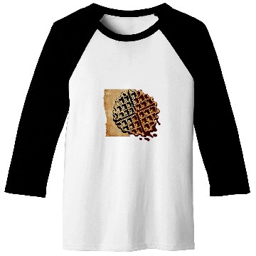 Discover Artsy Waffle Design Food Hobby Chef Gourmet Baseball Tees