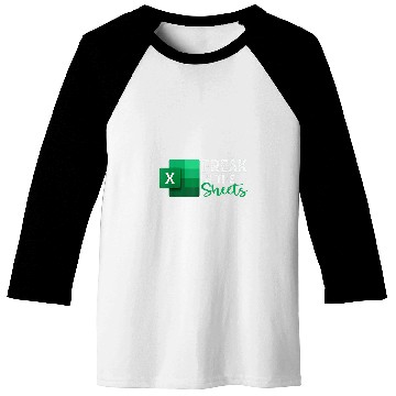 Discover Freak In The Sheets Accountant Funny Spreadsheet Excel Baseball Tees