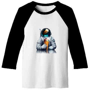 Discover Astronaut Mission is the Ice Cream Waffle Baseball Tees