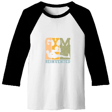 Discover Gym Reinvented Muscle Growth Strength Training Baseball Tees