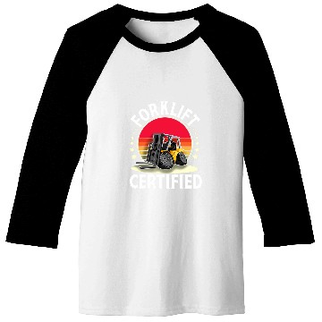 Discover Forklift Certified I Forklift Operator Forklift Driver Baseball Tees