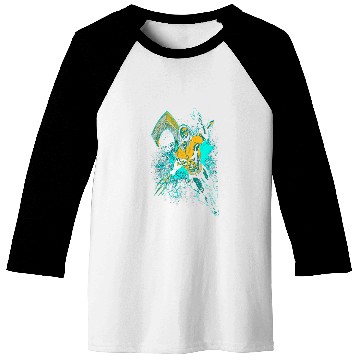 Discover Aquaman Movie Make a Splash Baseball Tees