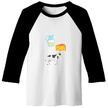 Discover Cow Lover Milk Cheese Cow Computer Nerd Geek Coder Funny Design Baseball Tees
