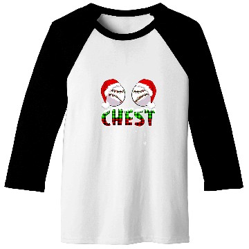 Discover Chest Baseball Softball Chestnuts Couples Funny Christmas Baseball Tees