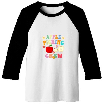 Discover Funny Apple Picking Crew Apple Harvest Outfit Fall Autumn 21 Baseball Tees